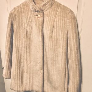 Dubrovsky and Joseph faux fur, lined, size 10 ladies jacket
